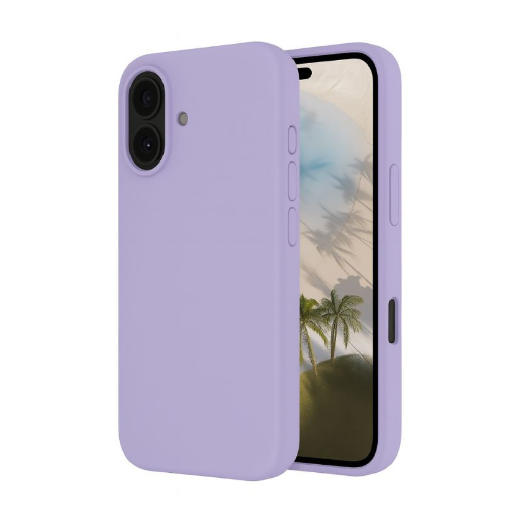 Silikonska maskica za iPhone 16 - svijetlo ljubičasta