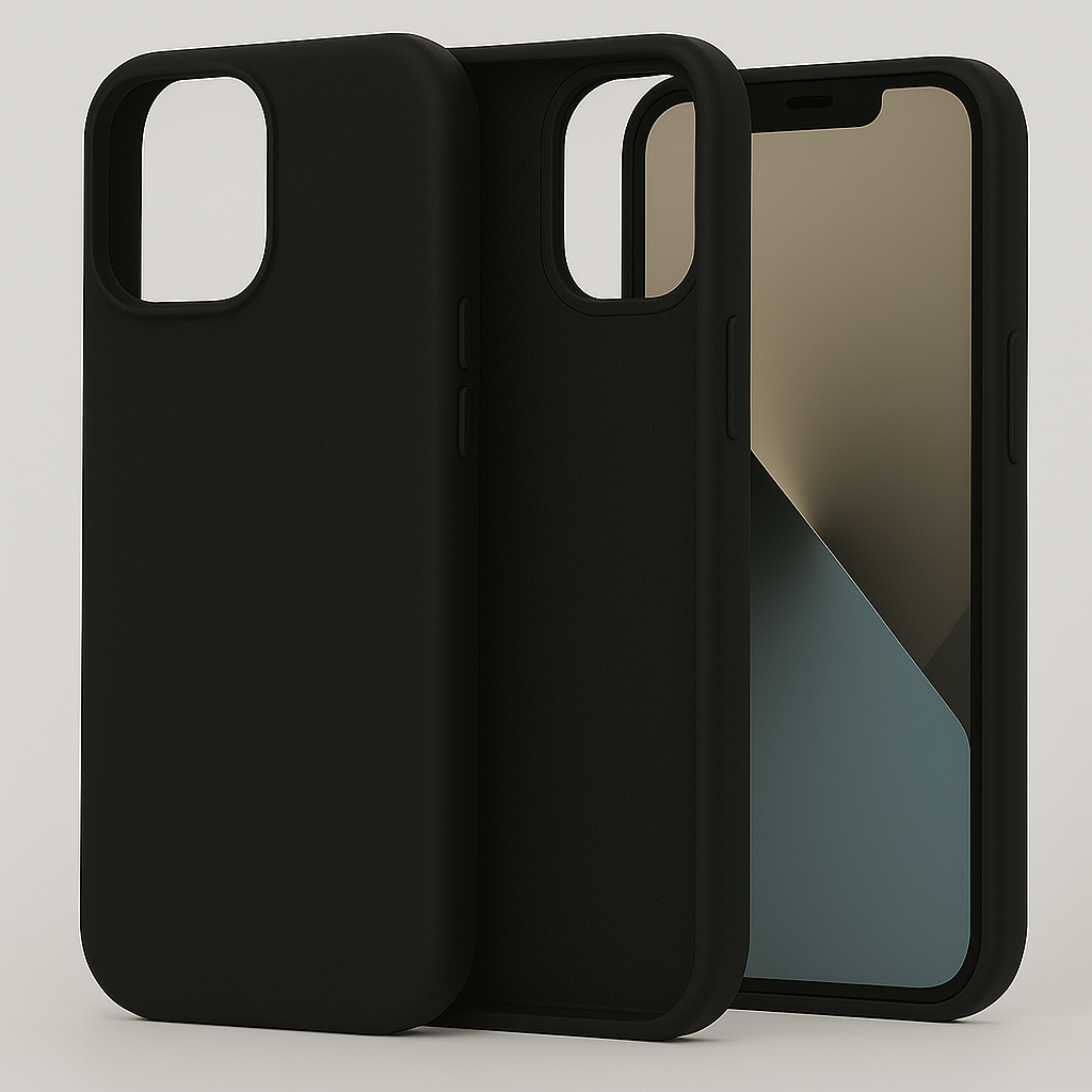 Silikonska maskica za iPhone 13 Pro Max - crna