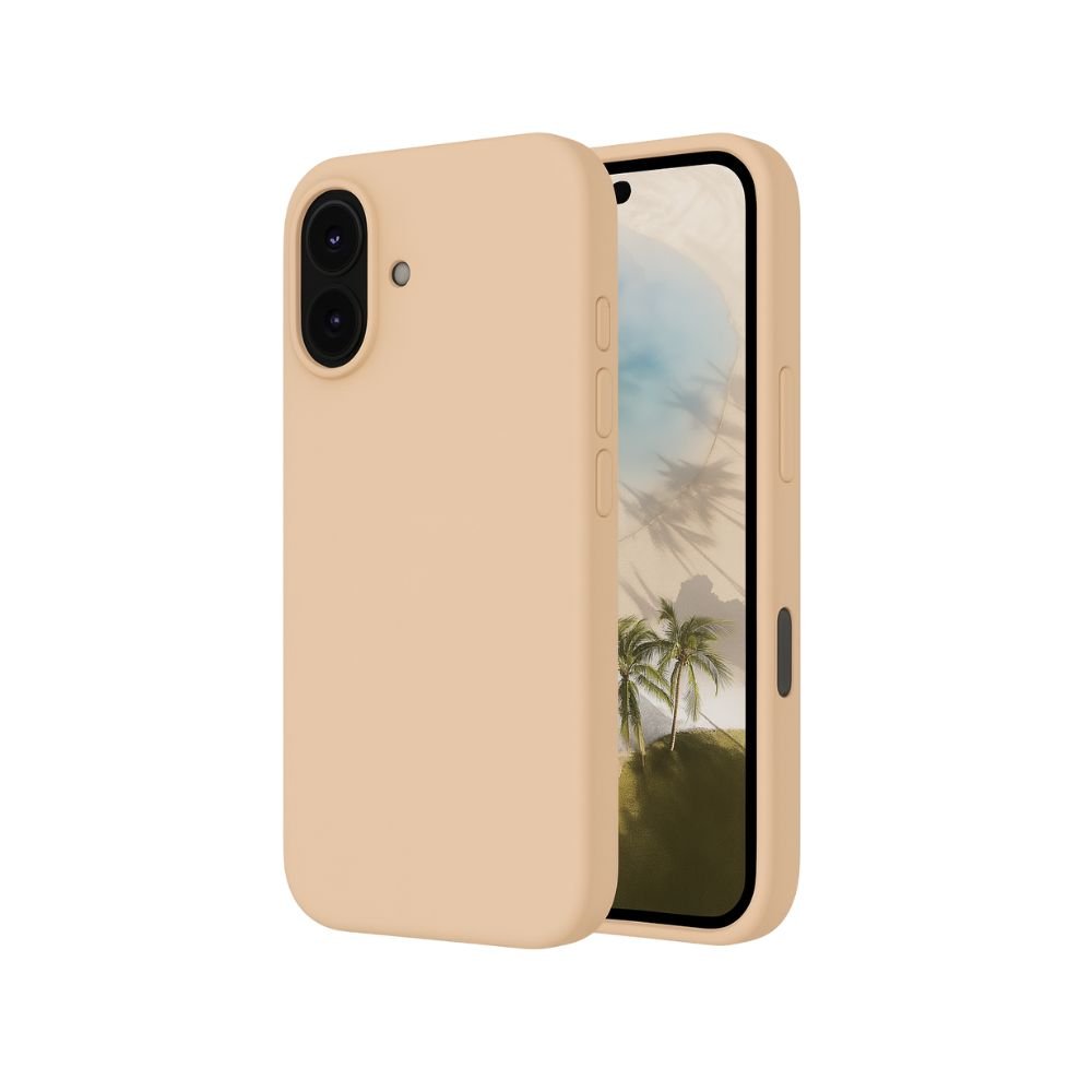 Silikonska maskica za iPhone 16 Plus - nude