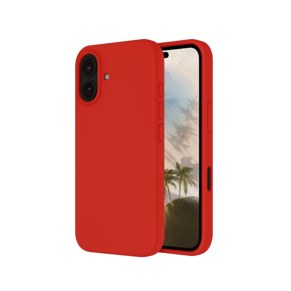Silikonska maskica za iPhone 16 Plus - crvena