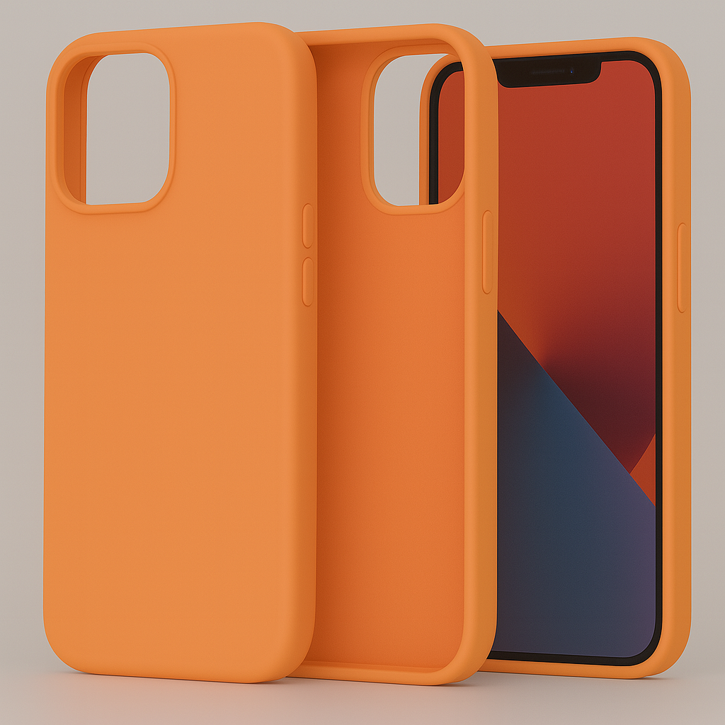 Silikonska maskica za iPhone 13 Pro Max - papaya