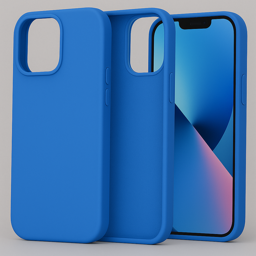 Silikonska maskica za iPhone 13 Pro Max - plava