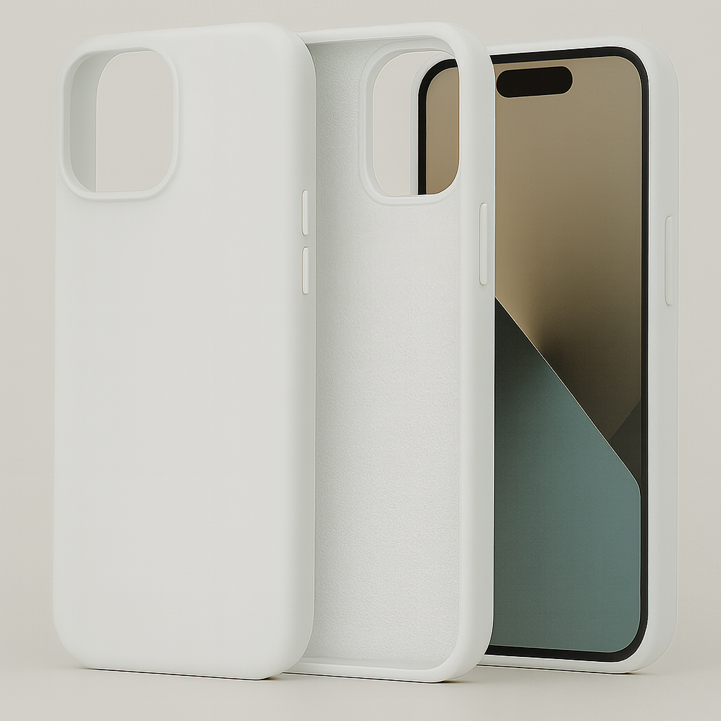 Silikonska maskica za iPhone 15 Pro - bijela