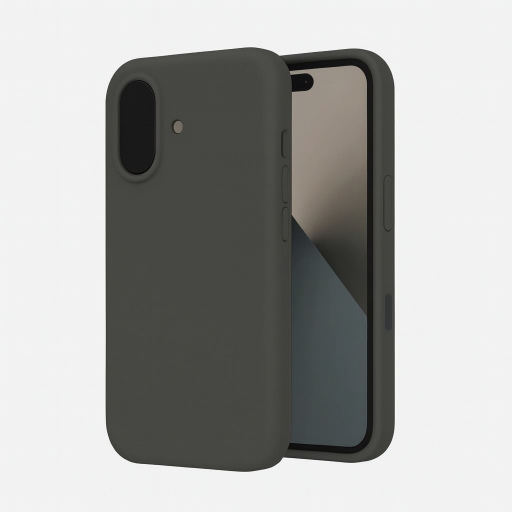 Silikonska maskica za iPhone 16 Plus - siva