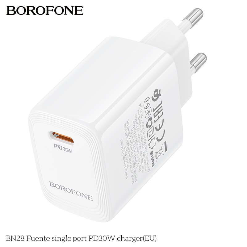 BOROFONE PD 30W punjač bijeli - Slika 5