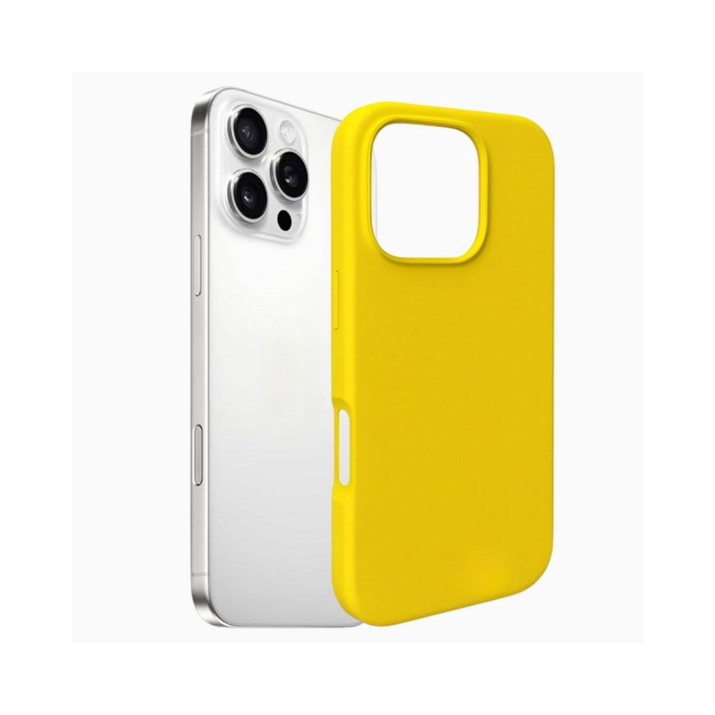 Silikonska maskica za iPhone 16 Pro Max - žuta