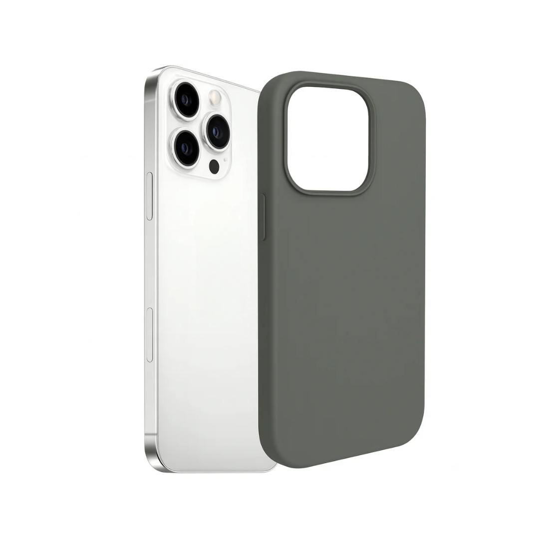 Silikonska maskica za iPhone 16 Pro - siva