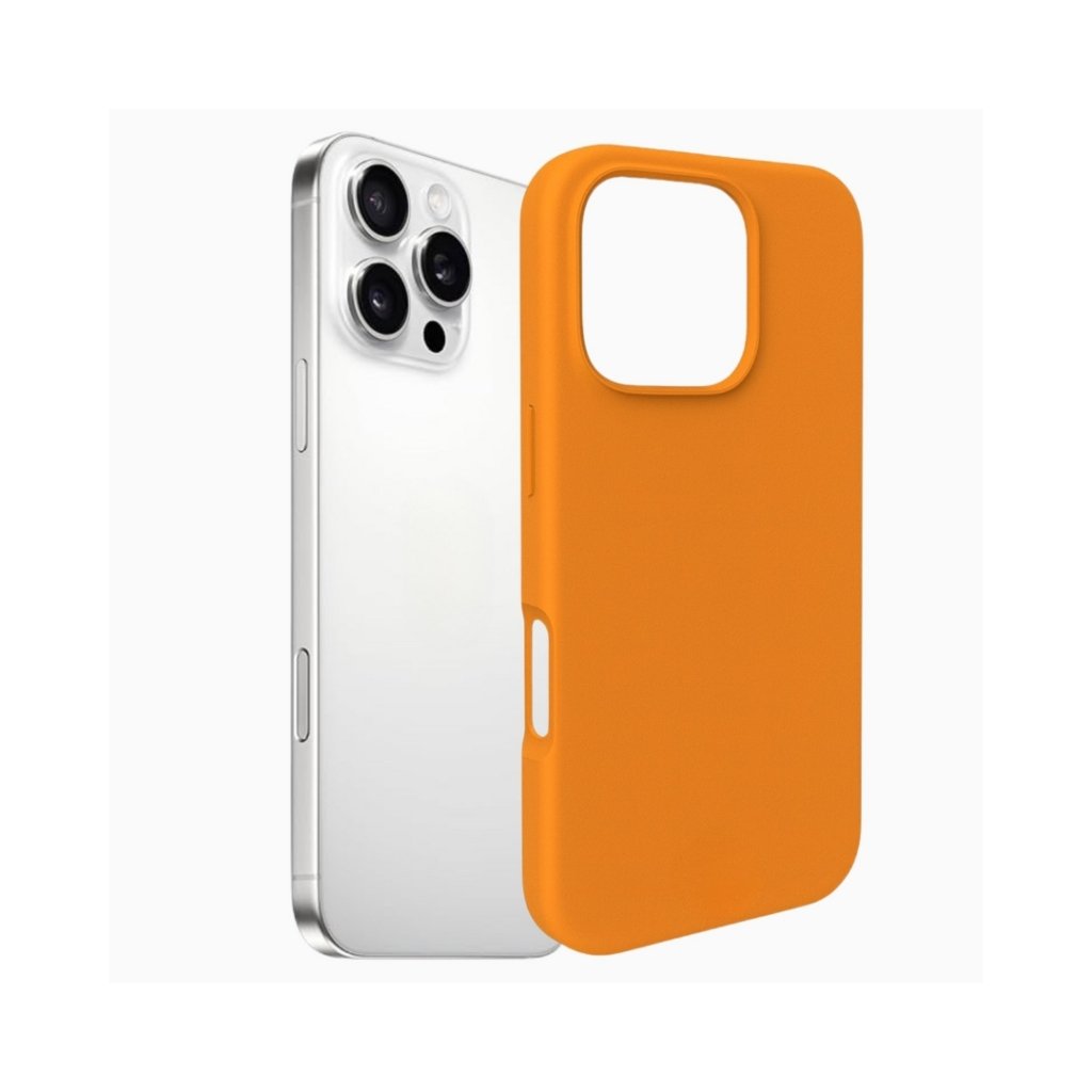 Silikonska maskica za iPhone 16 Pro Max - papaya