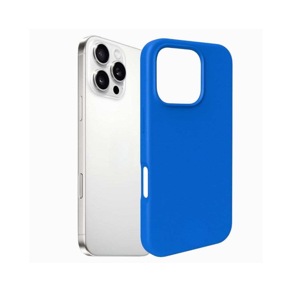 Silikonska maskica za iPhone 16 Pro Max - plava