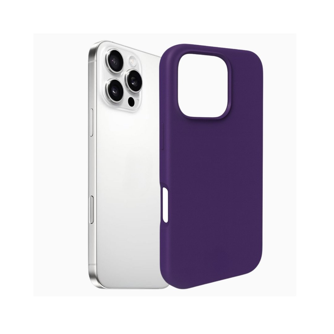 Silikonska maskica za iPhone 16 Pro - ljubičasta