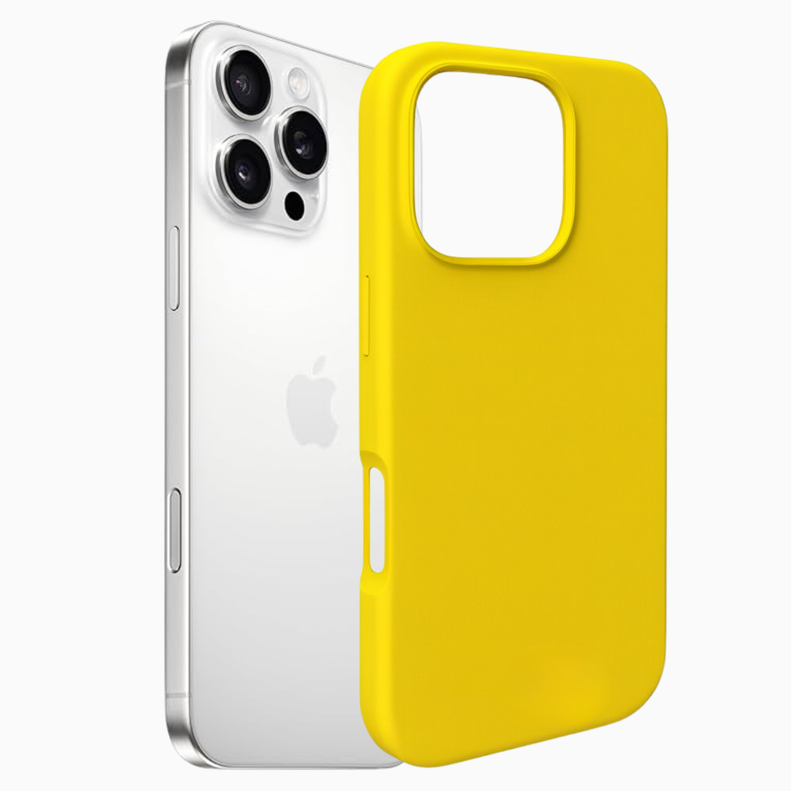 Silikonska maskica za iPhone 16 Pro Max - žuta