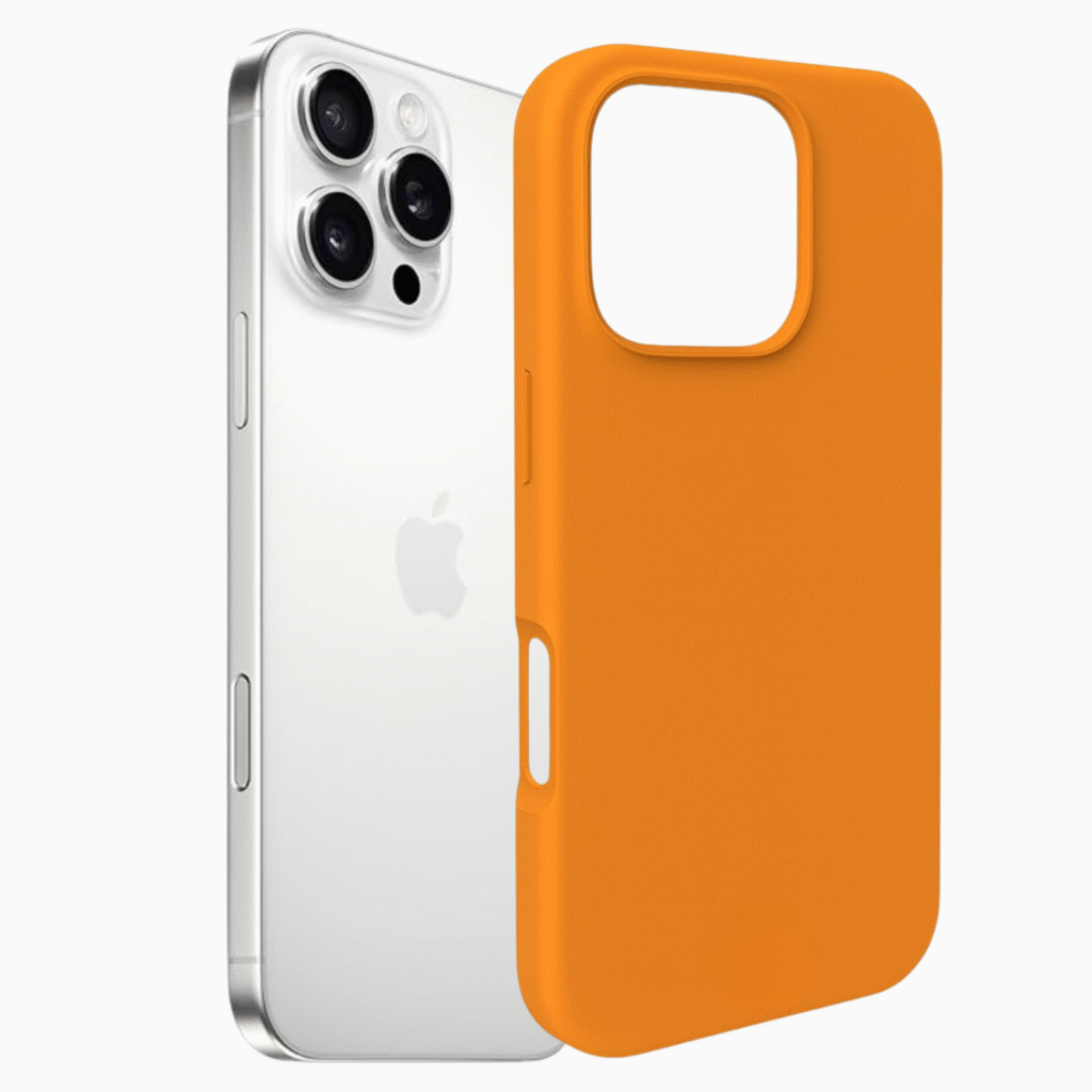 Silikonska maskica za iPhone 16 Pro Max - papaya