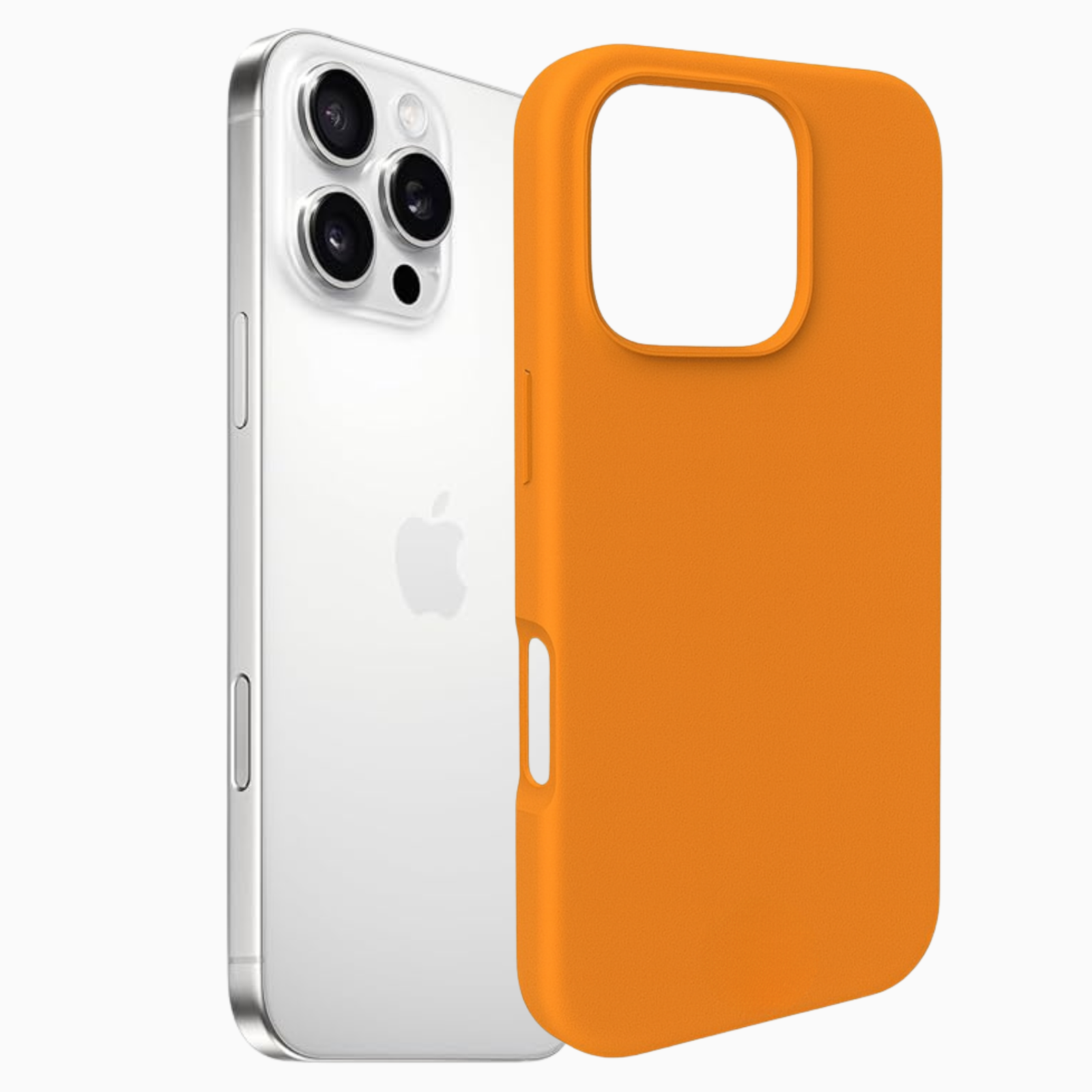 Silikonska maskica za iPhone 16 Pro - papaya