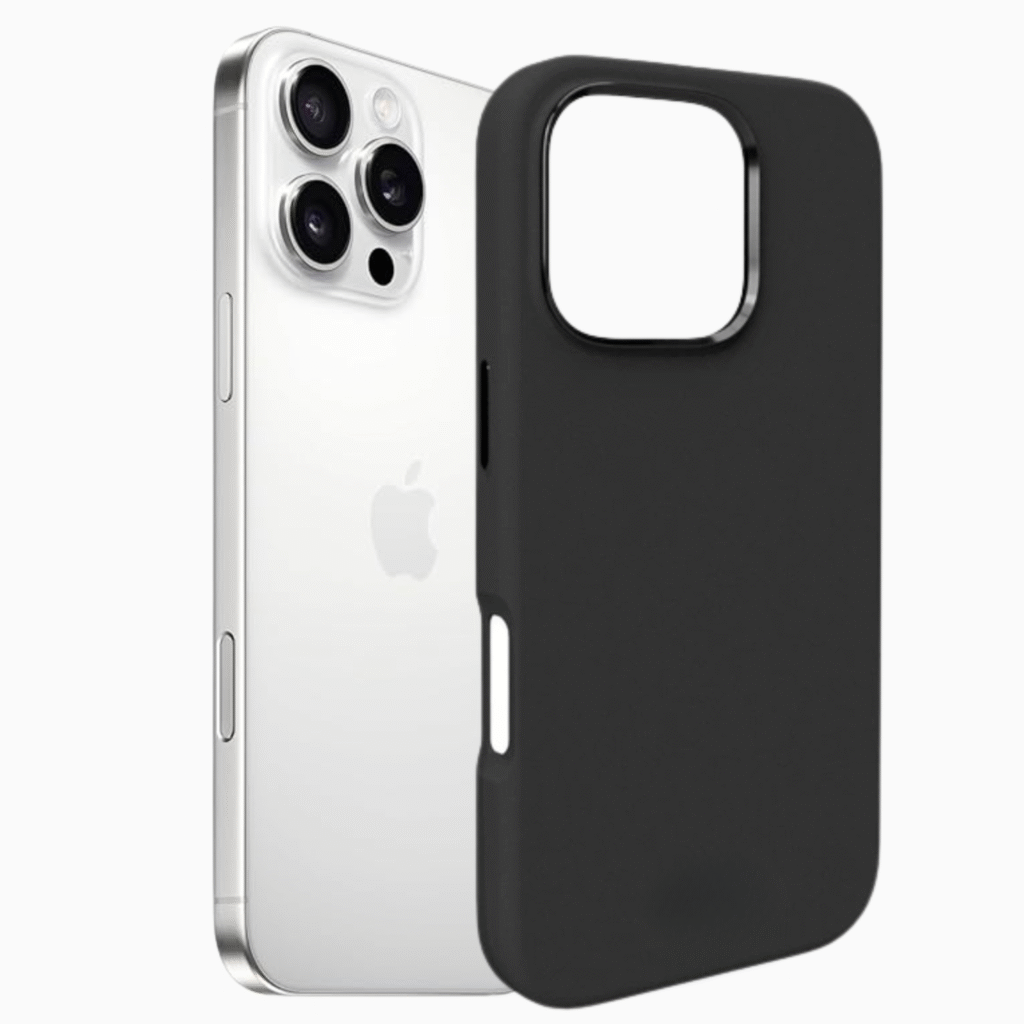 Silikonska maskica za iPhone 16 Pro Max - crna