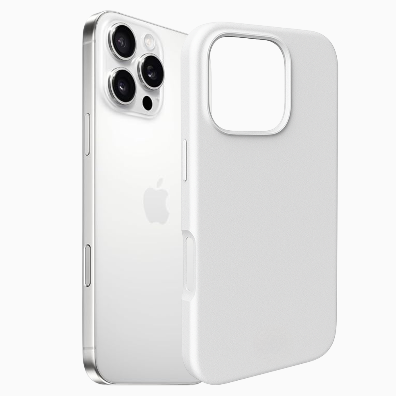 Silikonska maskica za iPhone 16 Pro Max - bijela