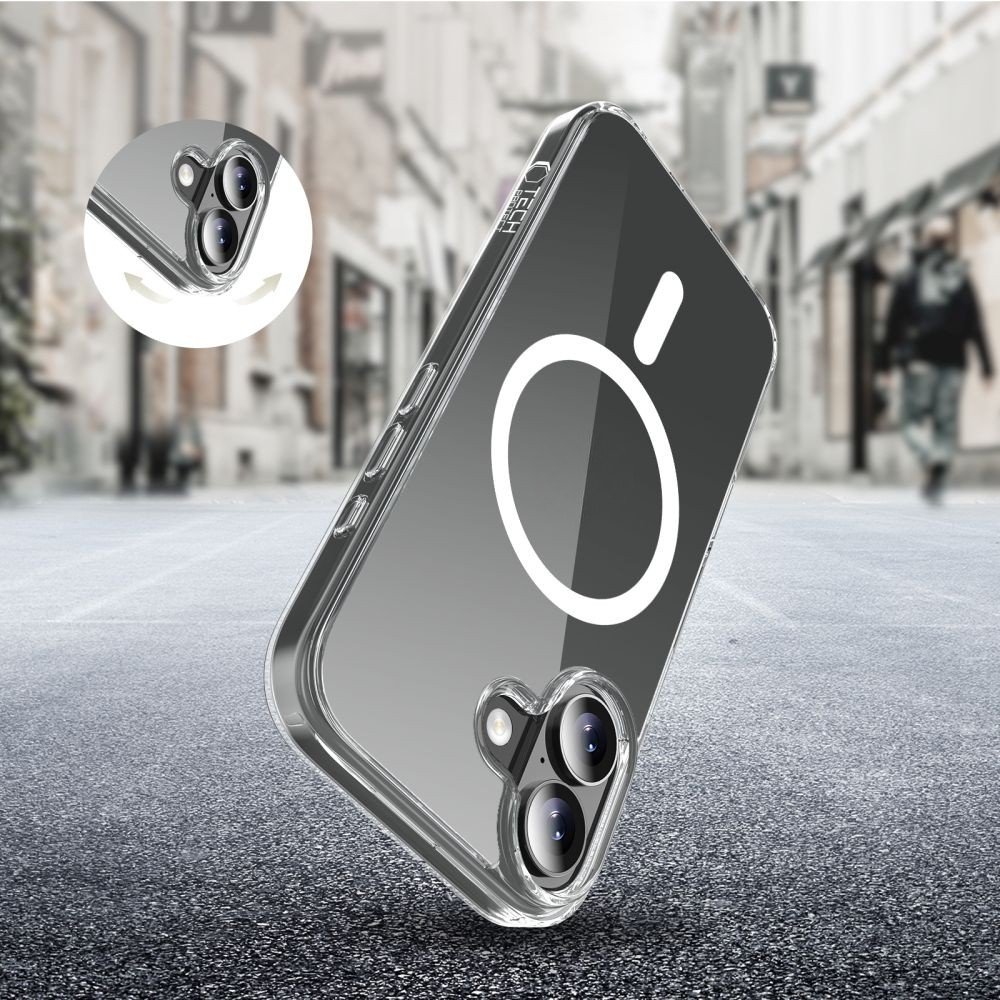 Tech-Protect FlexAir Hybrid magnetna prozirna maskica za iPhone 17 - Slika 4