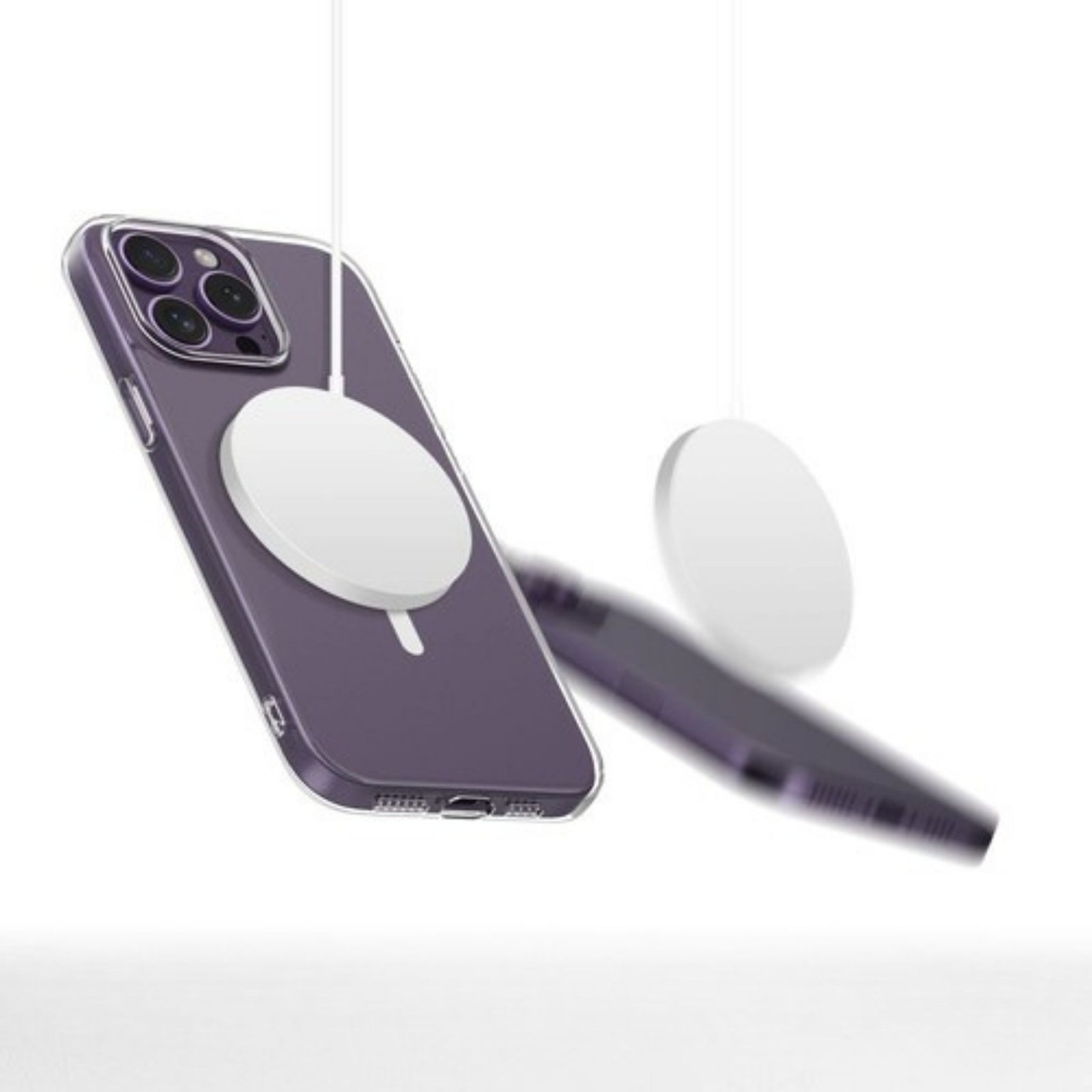 Magnetna prozirna maskica za iPhone 14 Pro Max - Slika 3