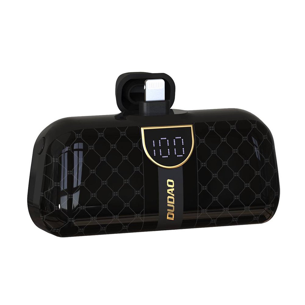 Dudao K20SL powerbank 5000mAh – Lightning + USB-C, crni