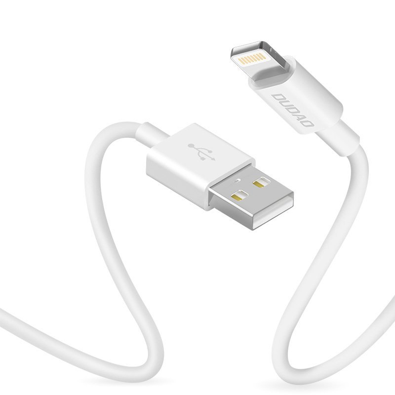 Dudao cable USB / Lightning 3A 1m bijeli (L1L white) - Slika 2