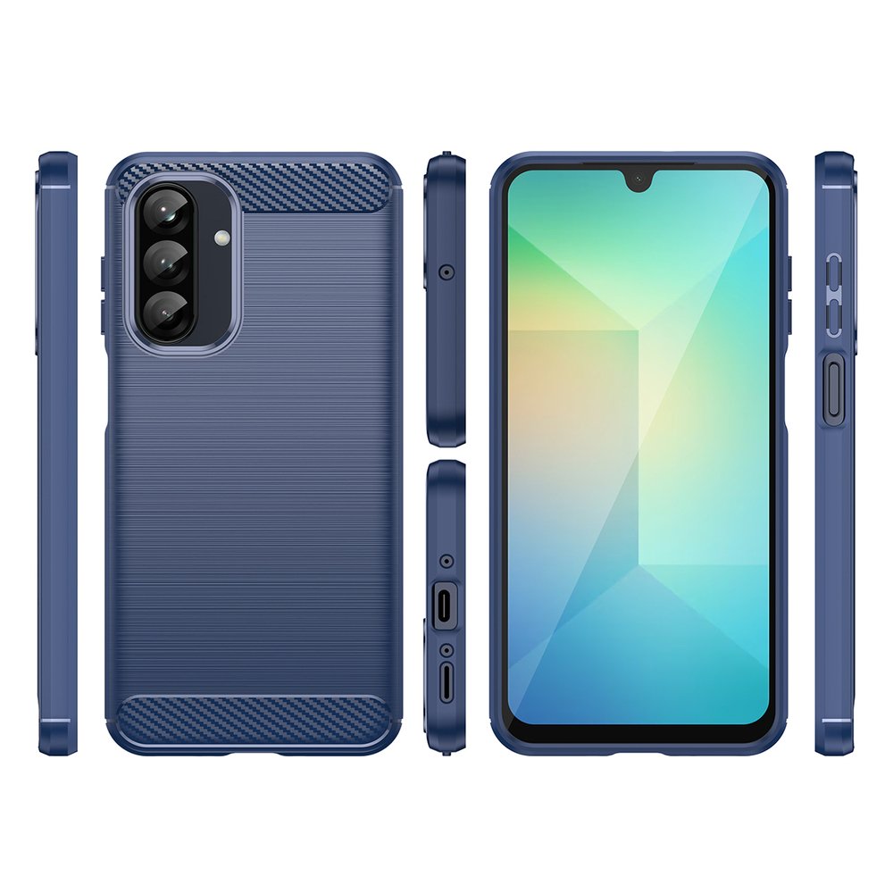 Carbon maskica za Samsung Galaxy A26 - plava - Slika 3