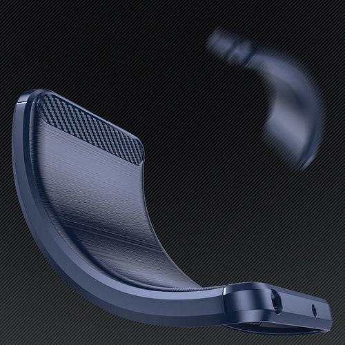 Karbonska maskica za Samsung S24 FE - plava - Slika 3