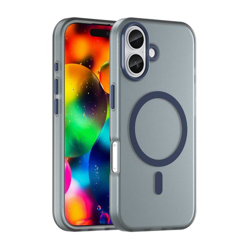 Magnetic Abrasive maskica za iPhone 17 – kompatibilna s MagSafe – mat plava