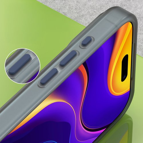 Magnetic Abrasive maskica za iPhone 17 Pro – kompatibilna s MagSafe – mat plava - Slika 6