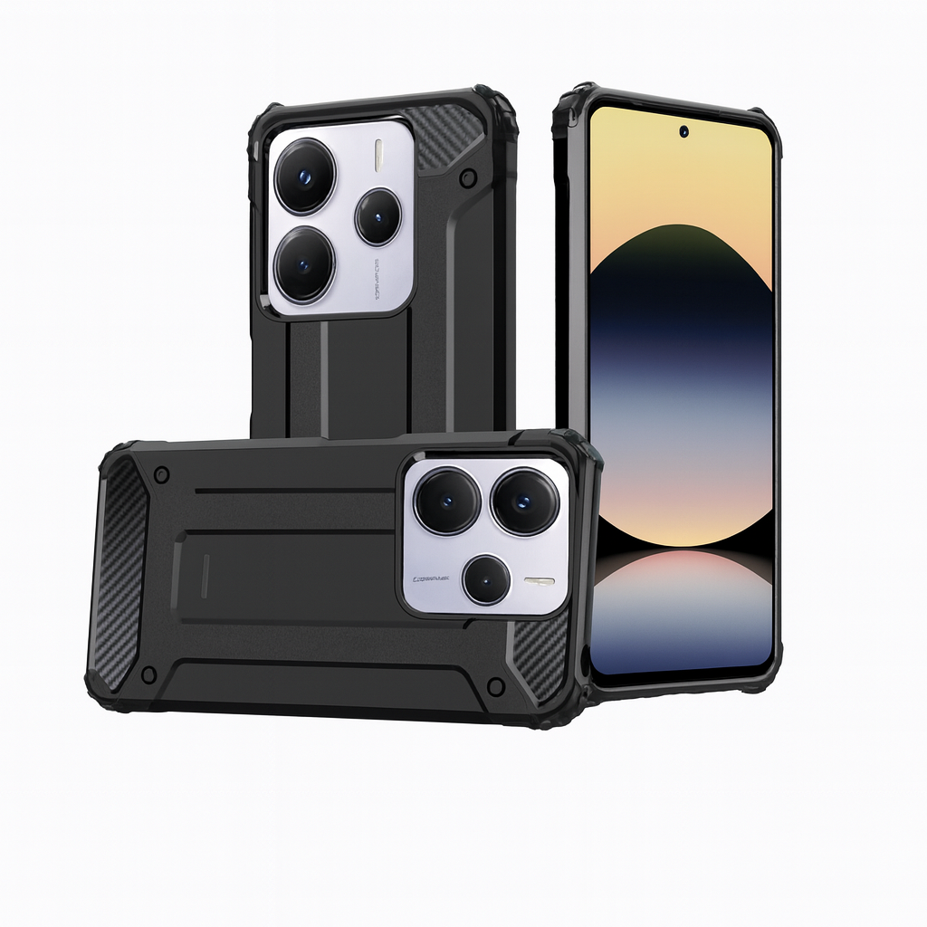 Hibridna maskica za Xiaomi Redmi Note 14 5G - crna