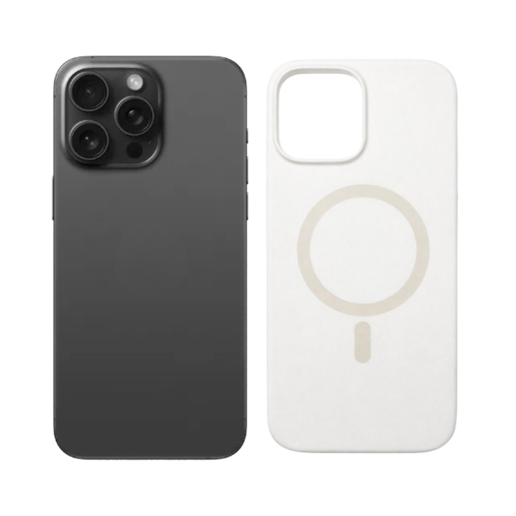 Premium magnetna zaštitna maskica za iPhone 15 Pro Max - bijela