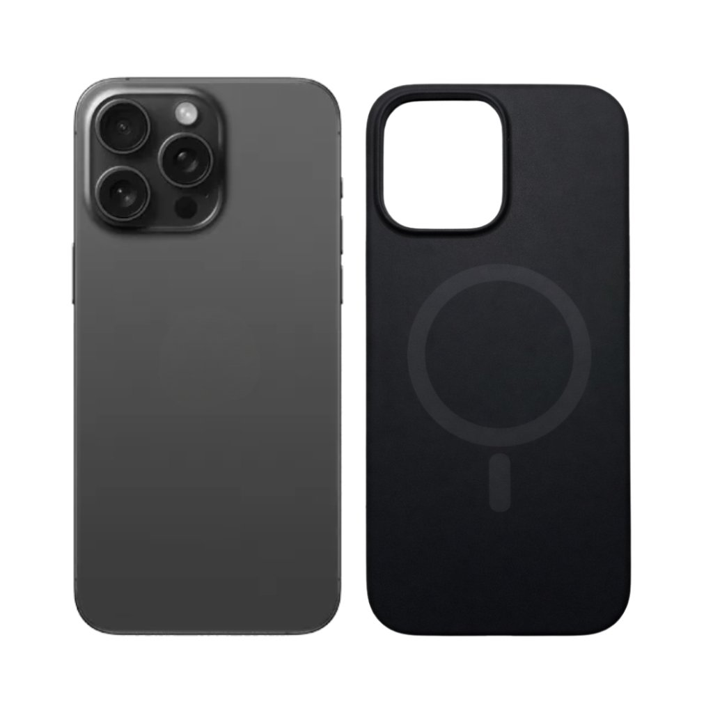 Premium magnetna zaštitna maskica za iPhone 15 Pro Max - crna