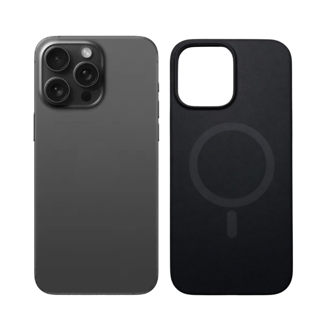 Premium magnetna zaštitna maskica za iPhone 15 Pro Max - crna
