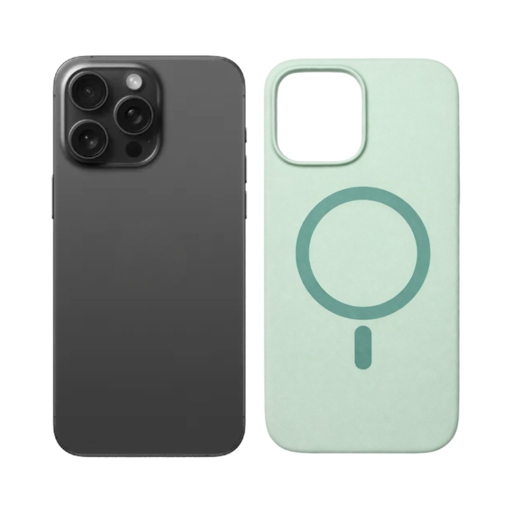 Premium magnetna zaštitna maskica za iPhone 15 Pro Max - mint