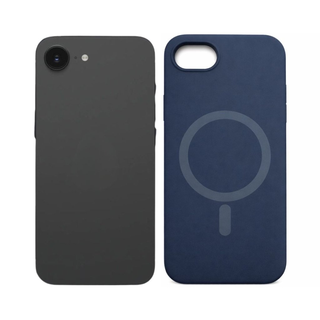 Premium magnetna zaštitna maskica za iPhone 16E - tamno plava
