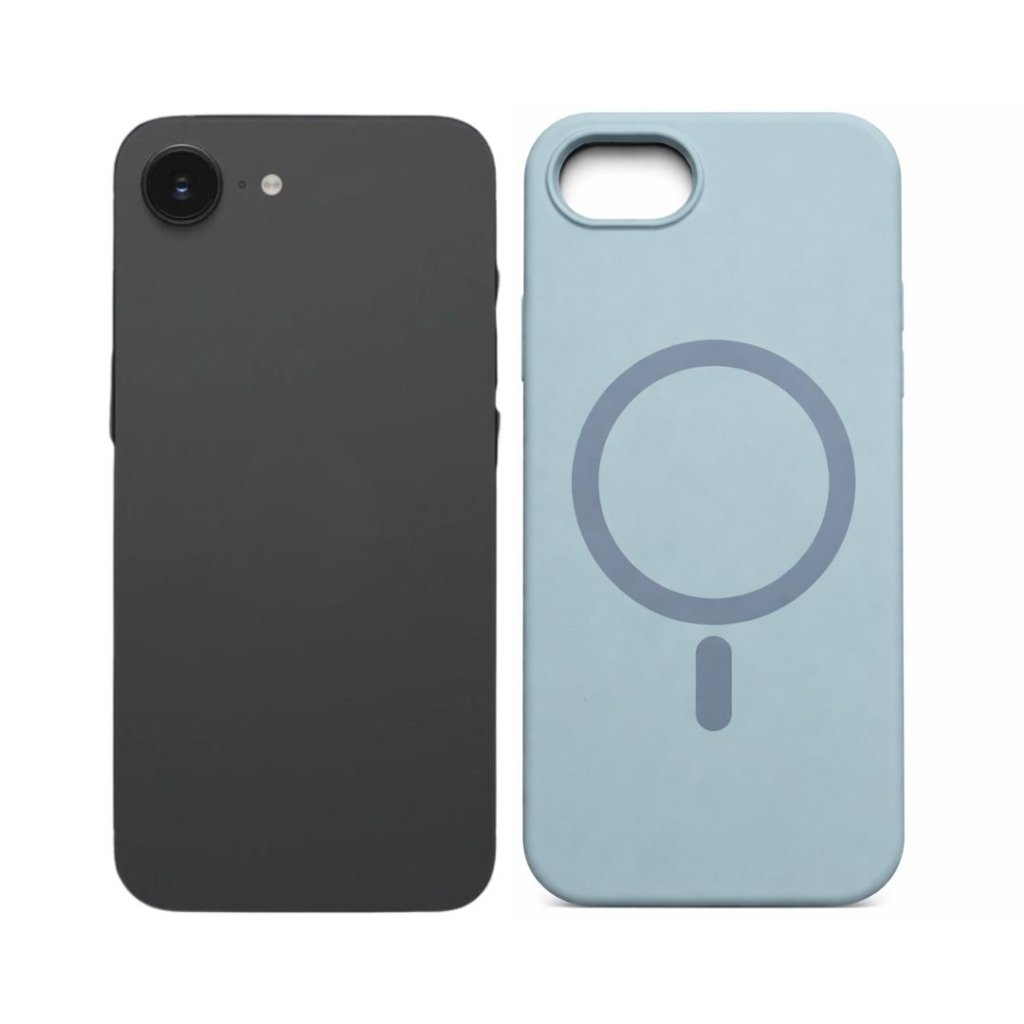 Premium magnetna zaštitna maskica za iPhone 16E - svijetlo plava