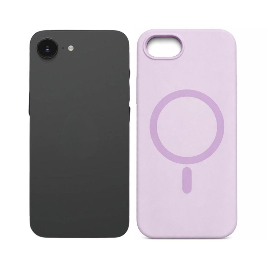 Premium magnetna zaštitna maskica za iPhone 16E - svijetlo ljubičasta