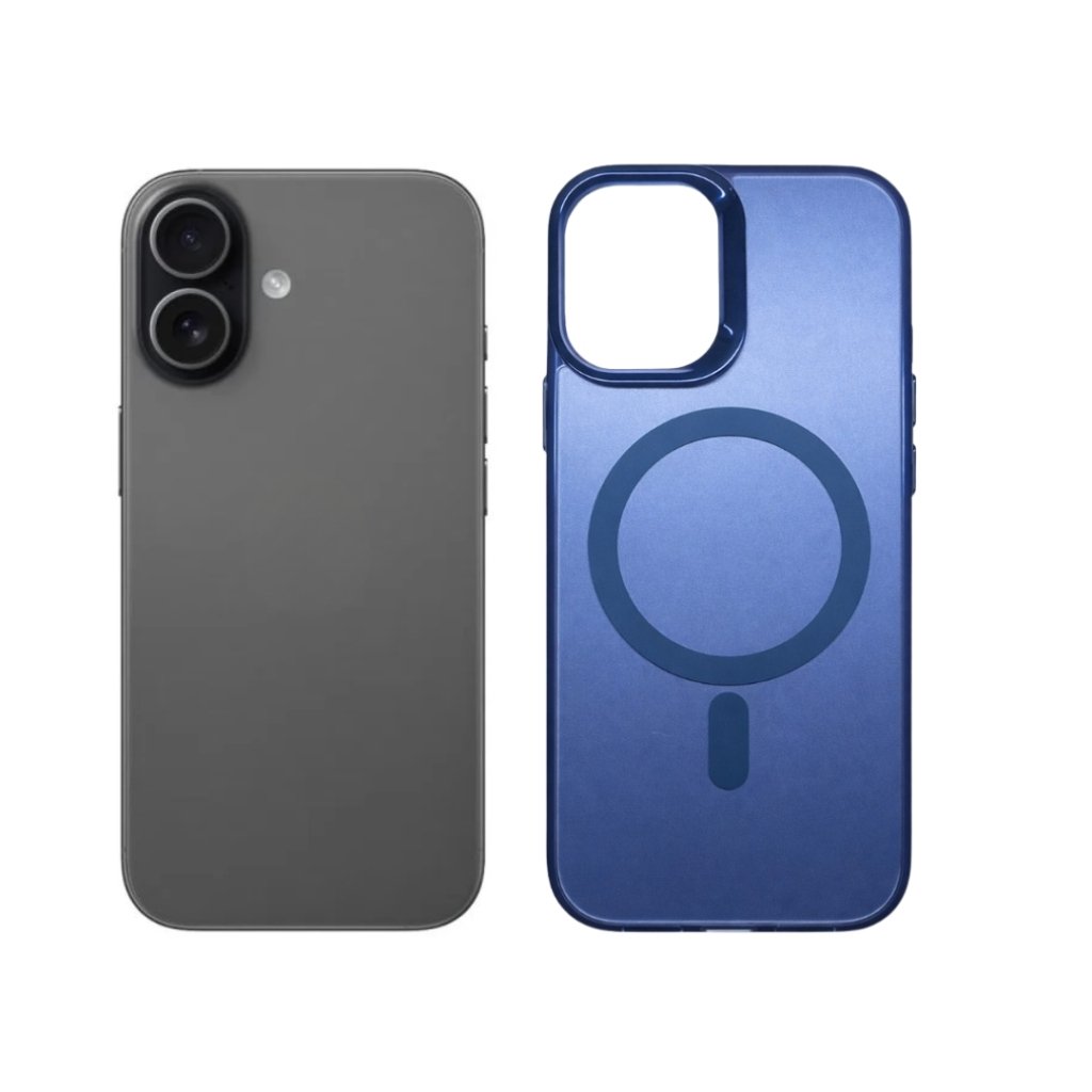 Elegant Magnetic maskica za iPhone 17 - plava