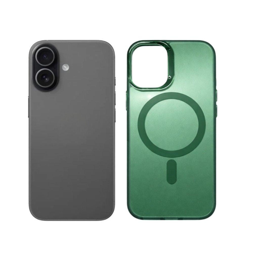 Elegant Magnetic maskica za iPhone 16 - zelena