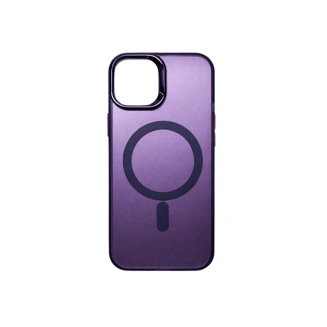 Elegant Magnetic maskica za iPhone 15 - ljubičasta - Slika 2