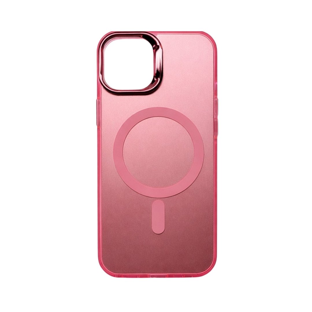 Elegant Magnetic maskica za iPhone 15 - roza - Slika 2