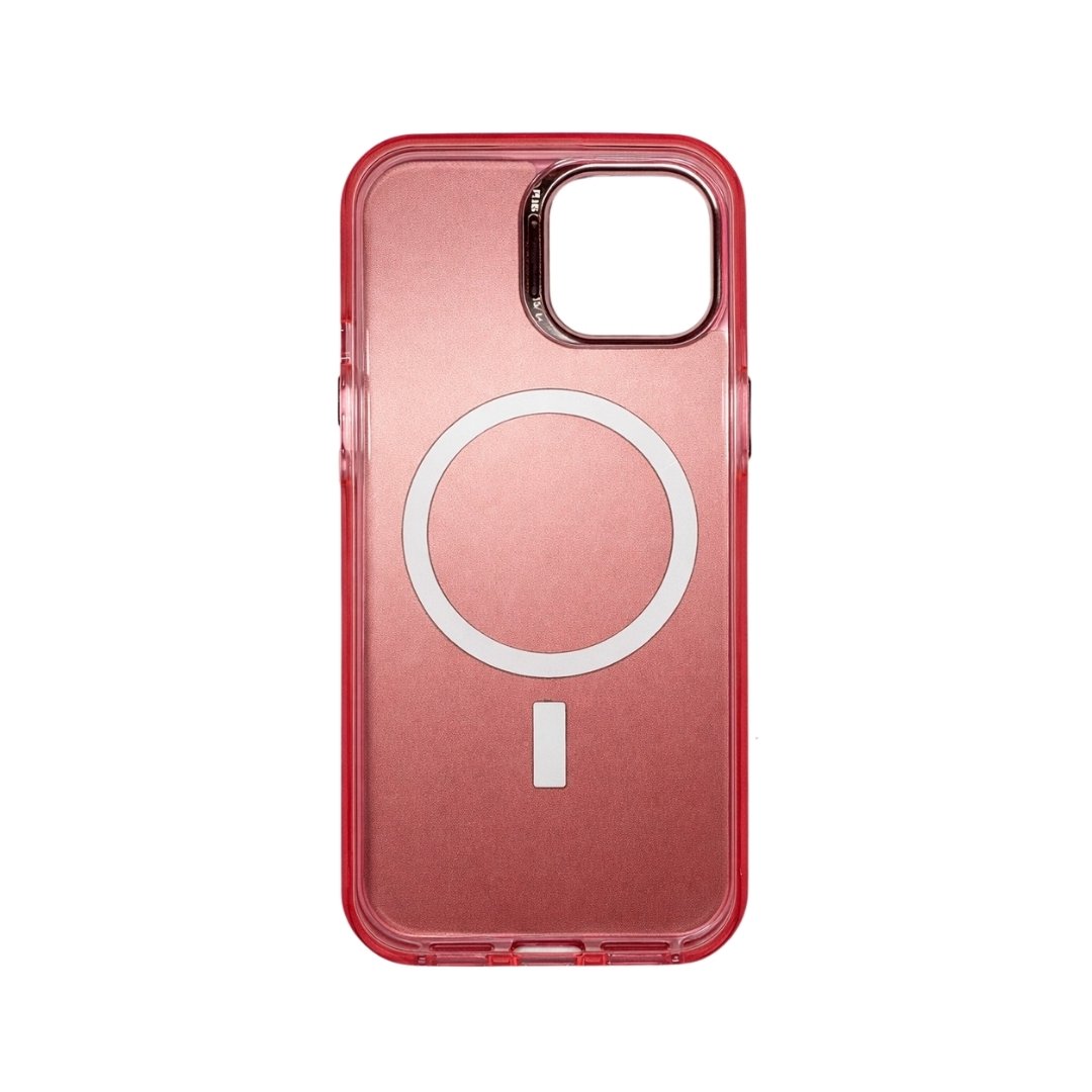 Elegant Magnetic maskica za iPhone 15 - roza - Slika 3