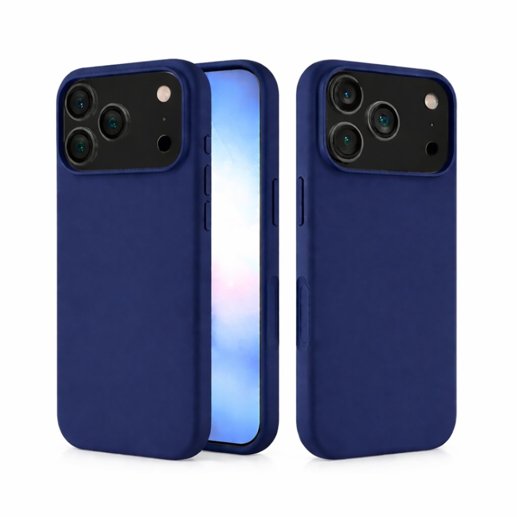 Silikonska maskica za iPhone 17 Pro - tamno plava