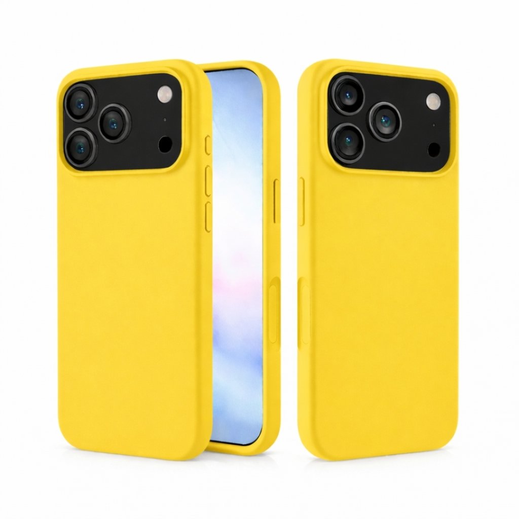 Silikonska maskica za iPhone 17 Pro - žuta