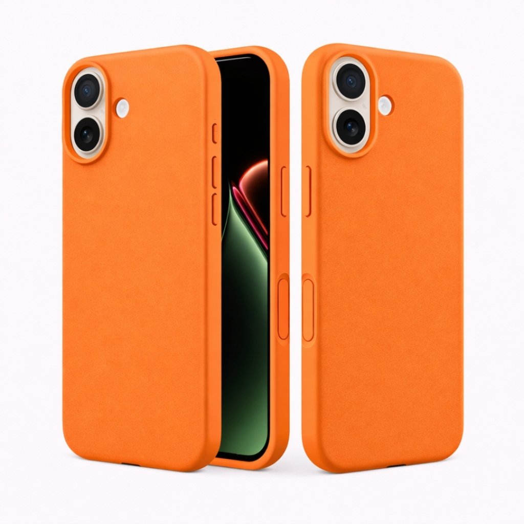 Silikonska maskica za iPhone 17 - papaya