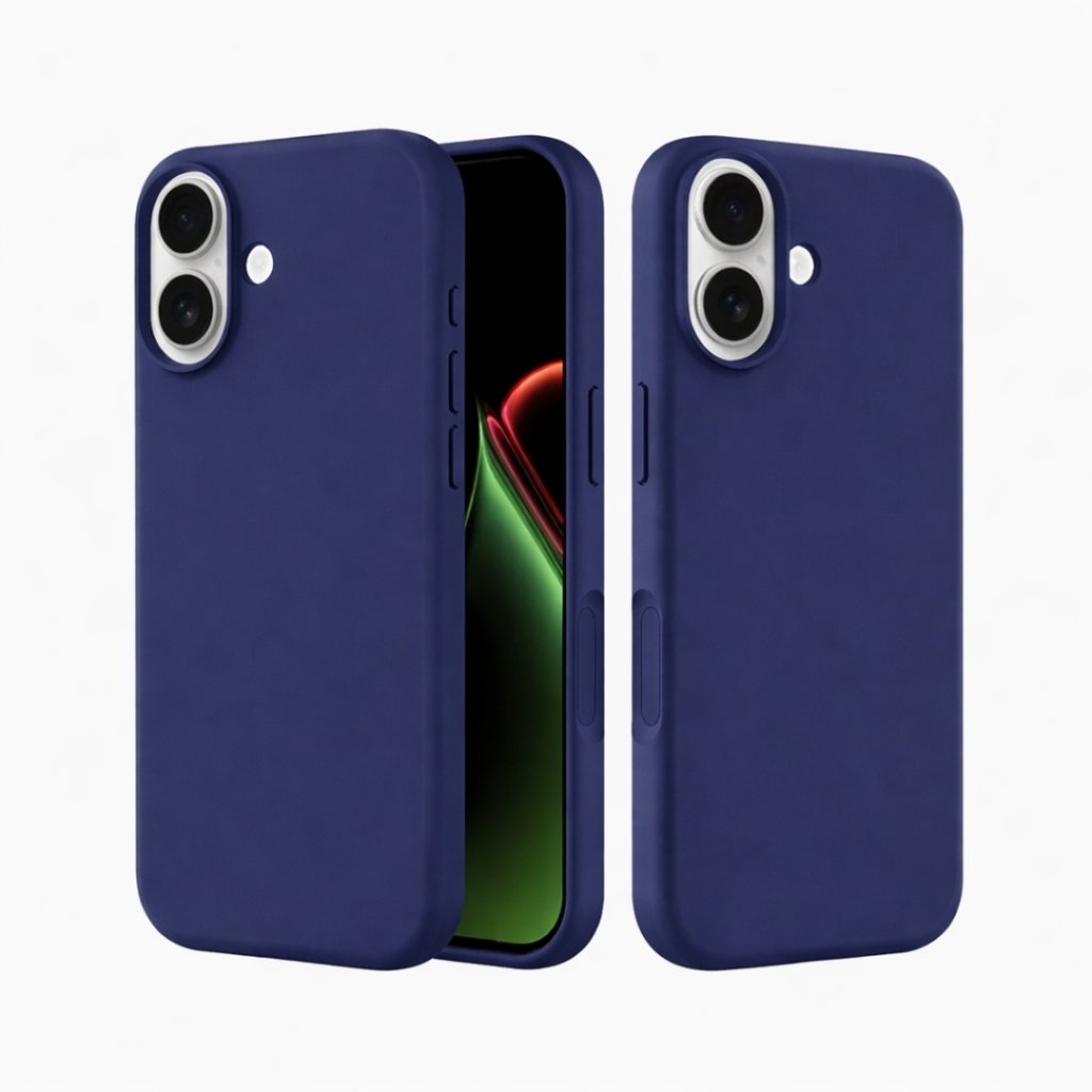 Silikonska maskica za iPhone 17 - tamno plava