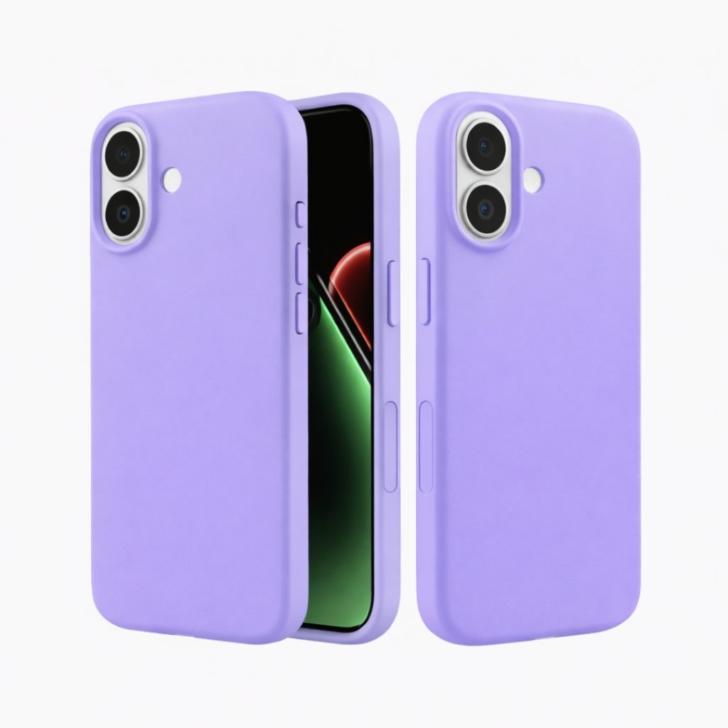 Silikonska maskica za iPhone 17 - svijetlo ljubičasta