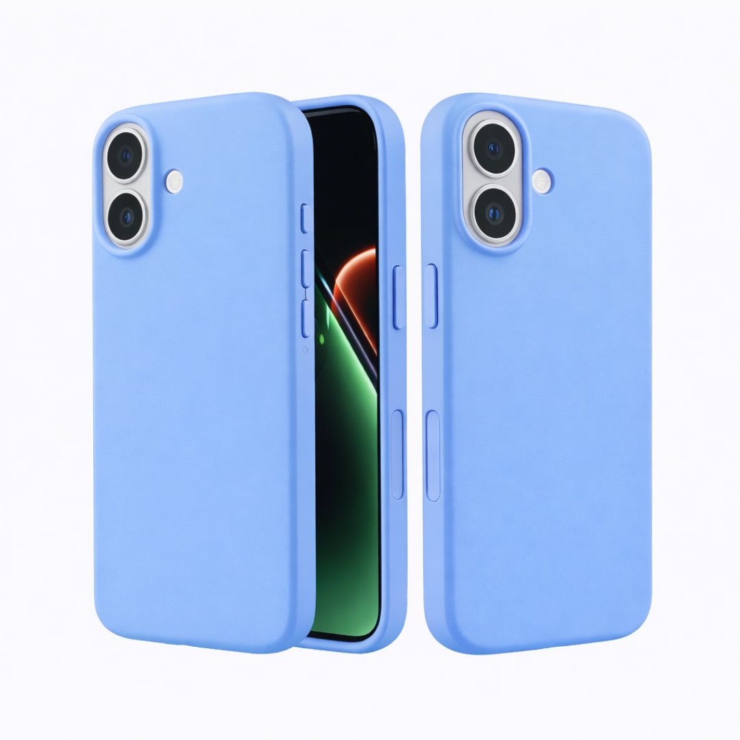 Silikonska maskica za iPhone 17 - svijetlo plava