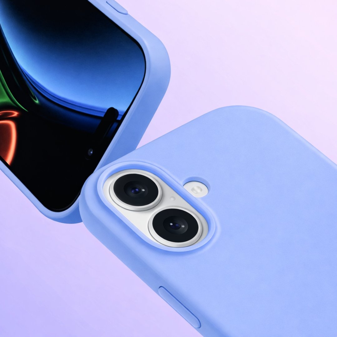 Silikonska maskica za iPhone 17 - svijetlo plava - Slika 3