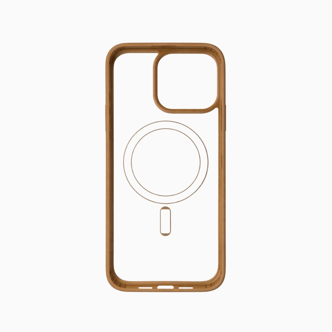 Outline Premium prozirna magnetna maskica sa smeđim okvirom za iPhone 16 Pro Max - Slika 3