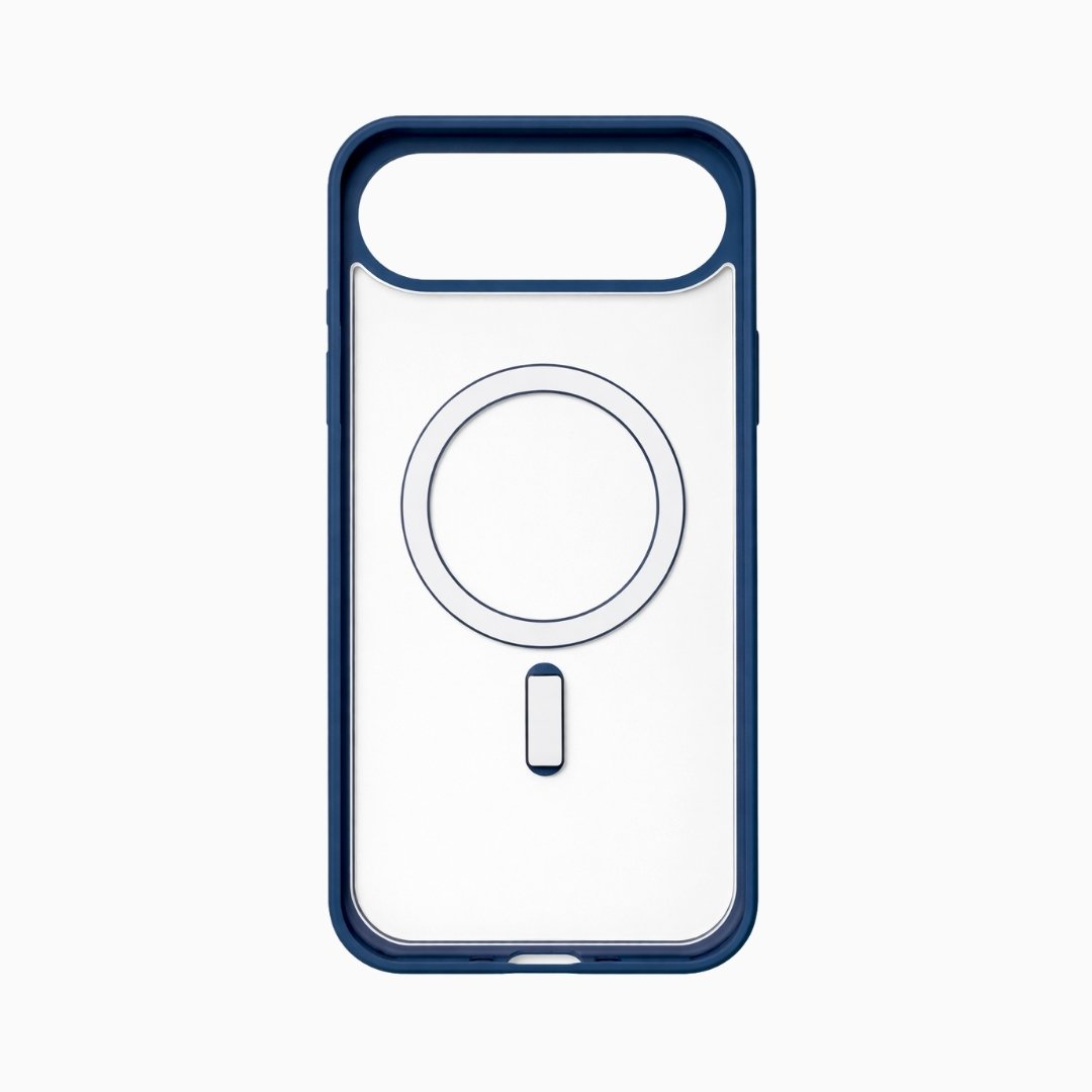 Outline Premium prozirna magnetna maskica s plavim okvirom za iPhone Air - Slika 3