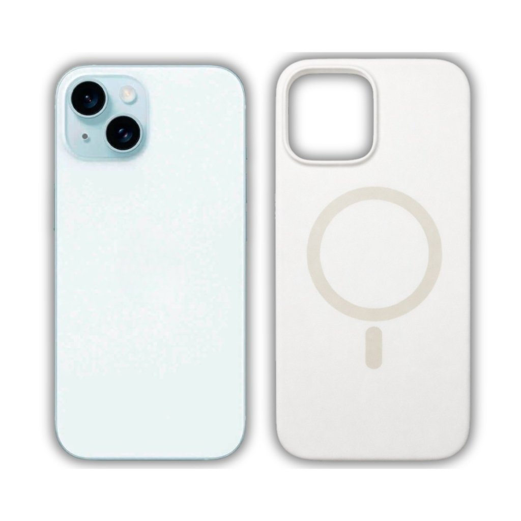 Premium magnetna zaštitna maskica za iPhone 15 - bijela